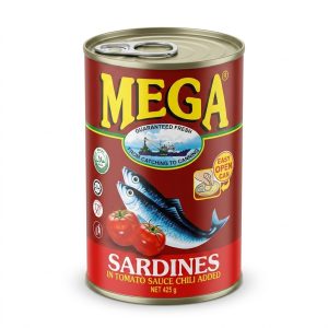Mega Sardines in Tomato Sauce with Chili 425g